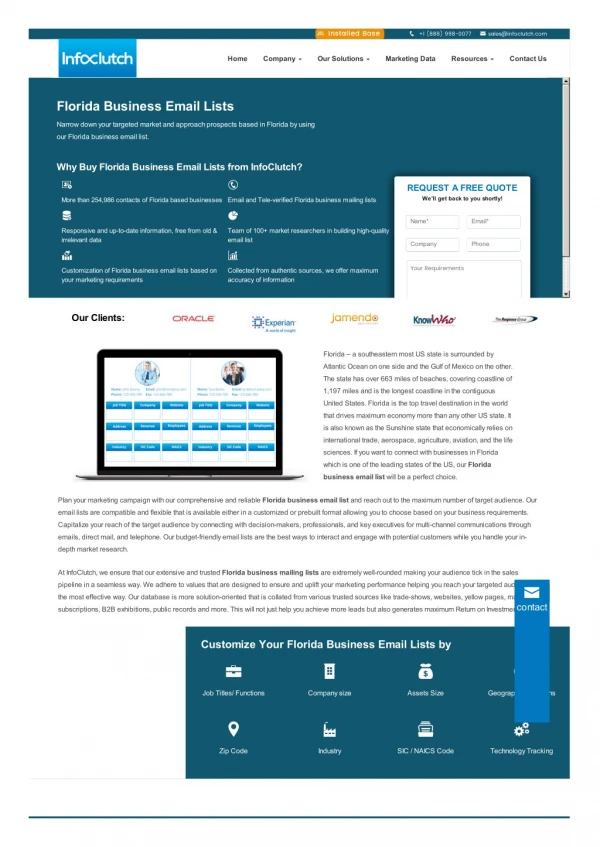 Florida Business Email Lists