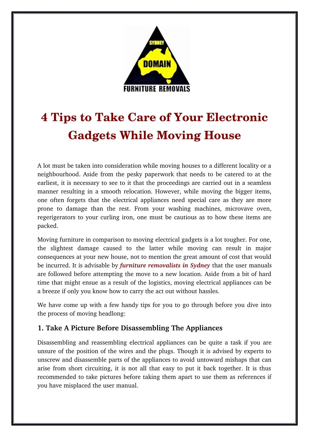 4 tips to take care of your electronic gadgets