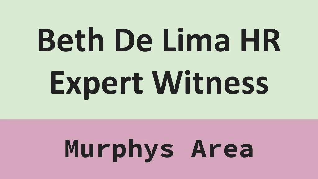 beth de lima hr expert witness