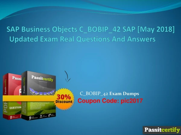 SAP Business Objects C_BOBIP_42 SAP (May 2018) Updated Exam Real Questions And Answers