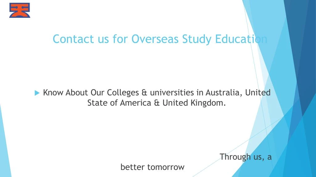 contact us for overseas study education