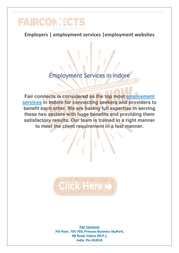 Employers | employment services |employment websites