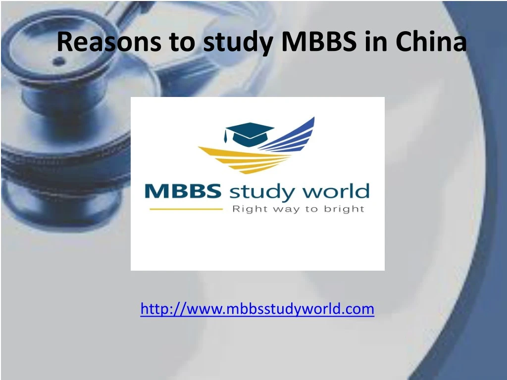 reasons to study mbbs in china