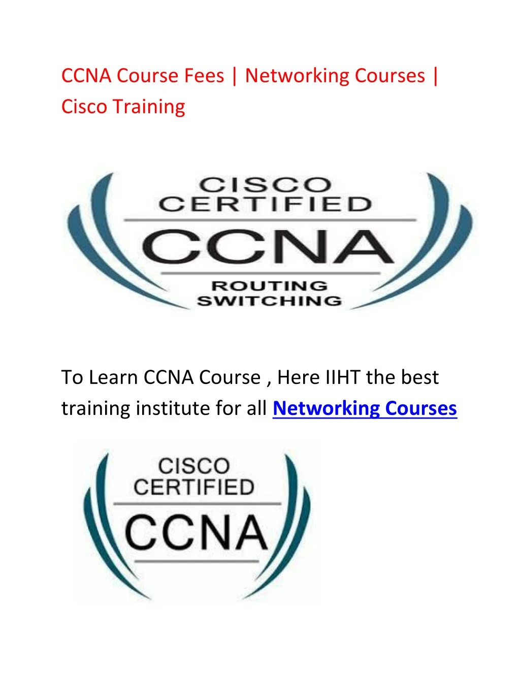 ccna course fees networking courses cisco training