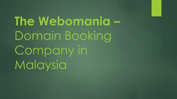 Buy .my .com Domains in Kuala Lumpur & Johor Bahru – The Webomania