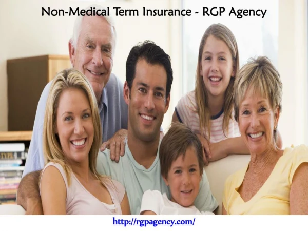 Non-Medical Term Insurance - RGP Agency