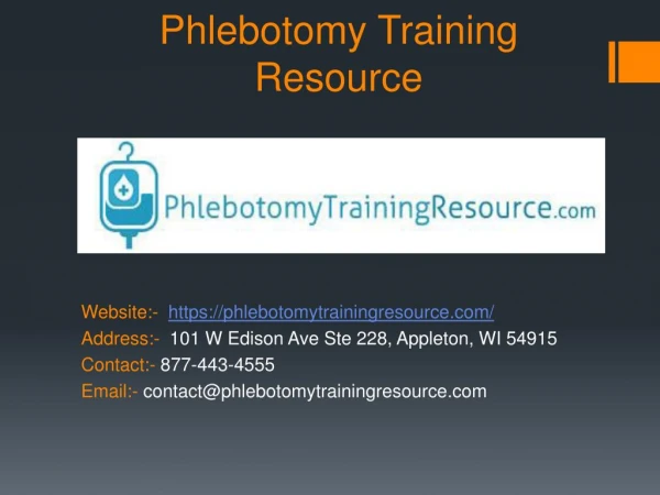 Phlebotomy Training School, Online Courses Guide & Program