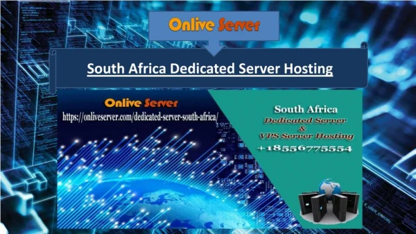 South Africa Dedicated Server Hosting Best Plans and Cheap Price