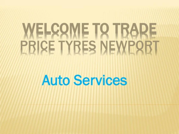Discount Tyres Newport