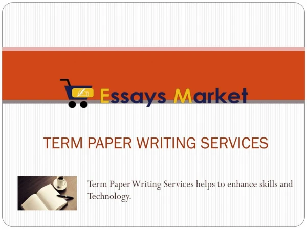 Term Papers Writing Services Online
