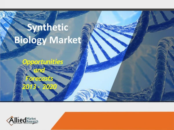 Synthetic Biology Market: Trends, Drivers, and Challenges