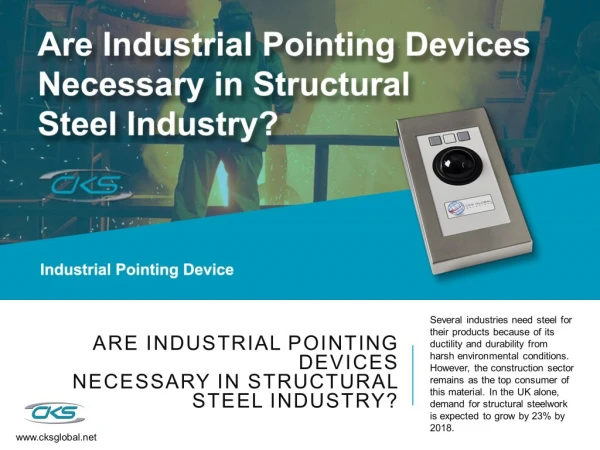 Are Industrial Pointing Devices Necessary in Structural Steel Industry?