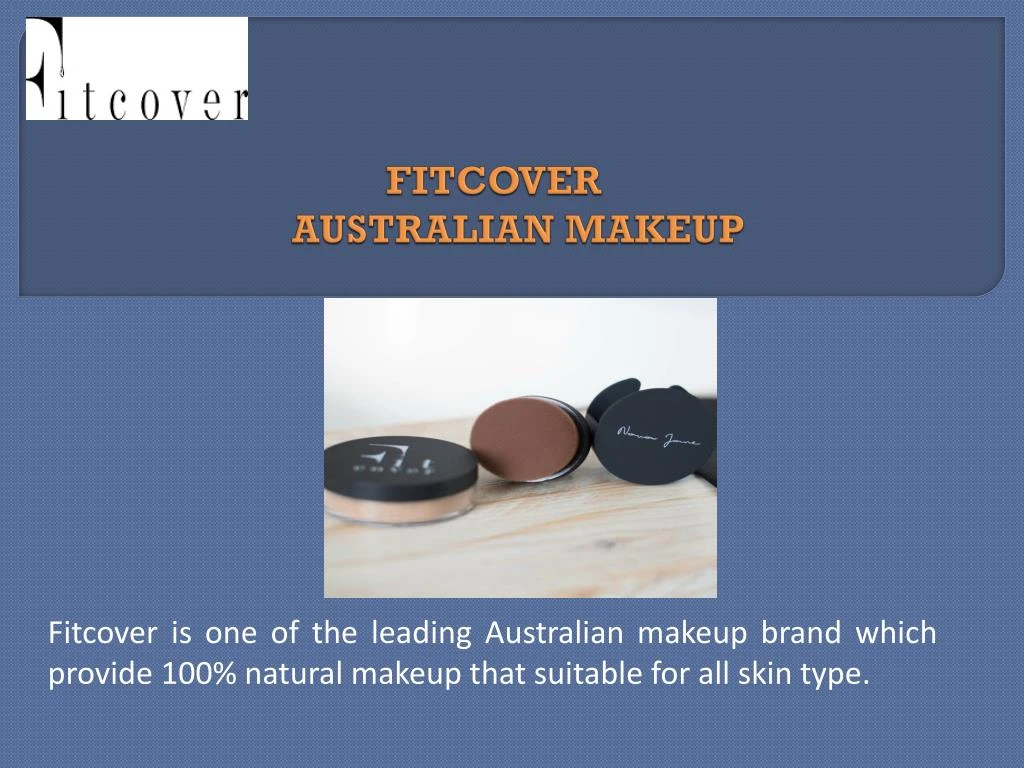 fitcover australian makeup