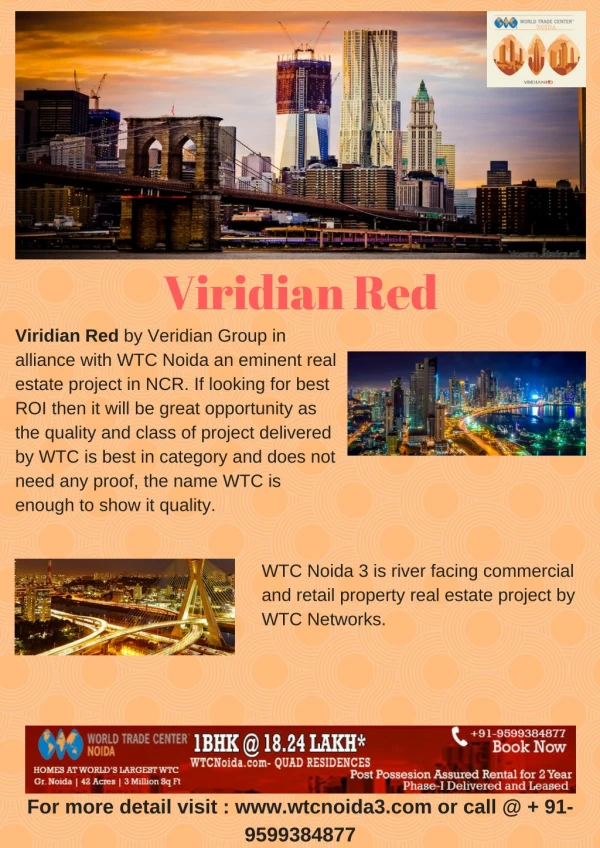 Viridian red by wtc noida 3