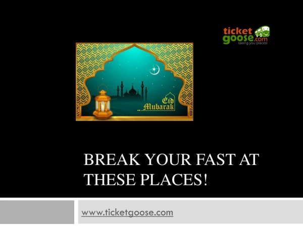 Break your Fast at these Places!
