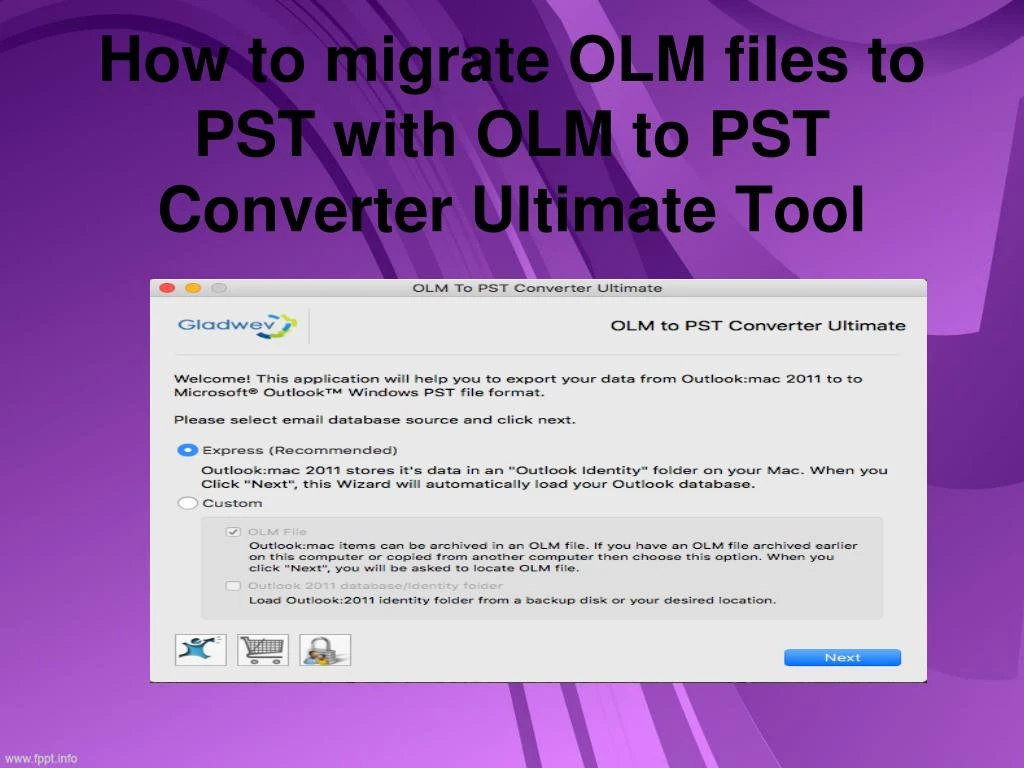 how to migrate olm files to pst with olm to pst converter ultimate tool