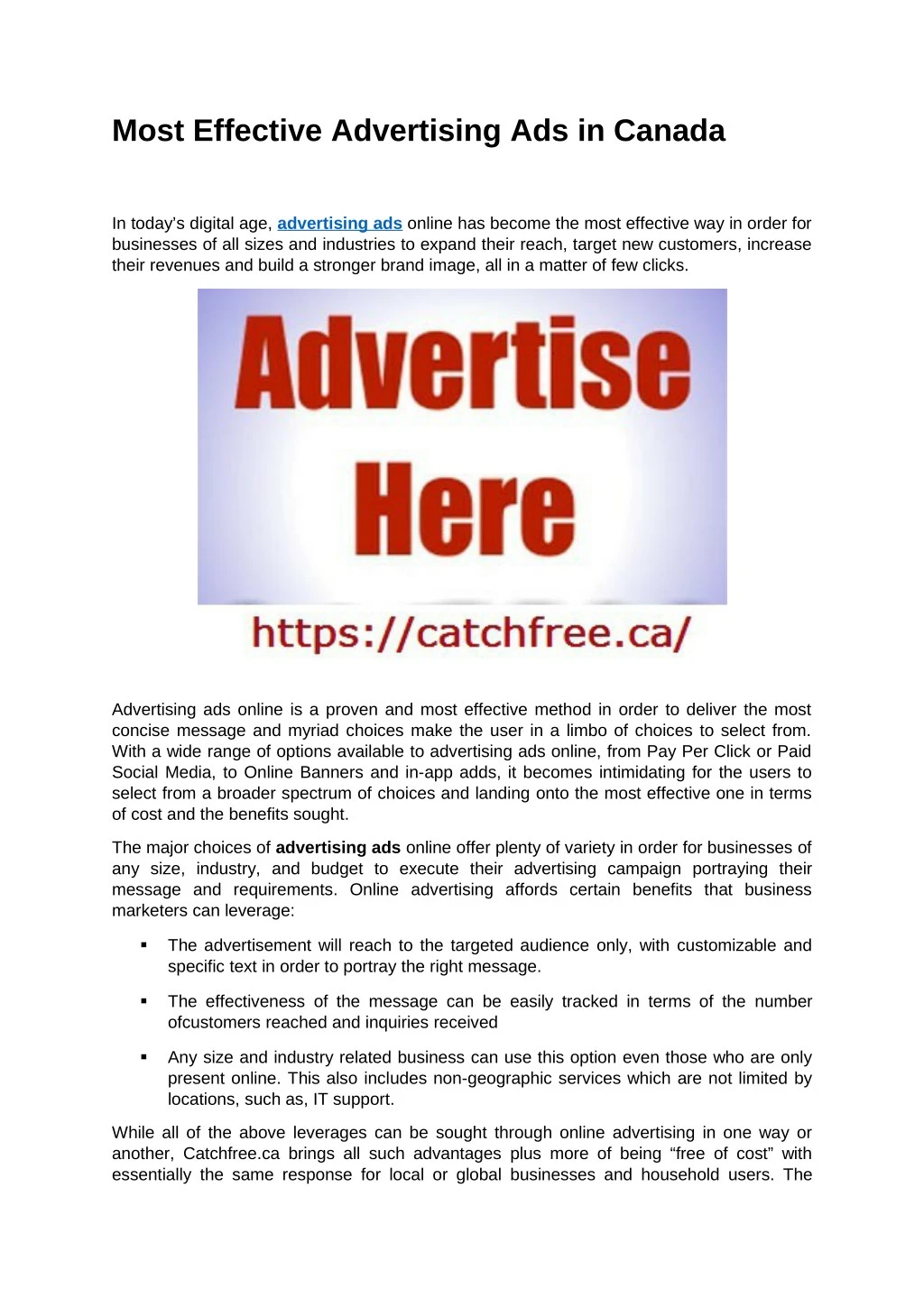 most effective advertising ads in canada