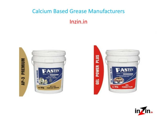 calcium based grease manufacturers