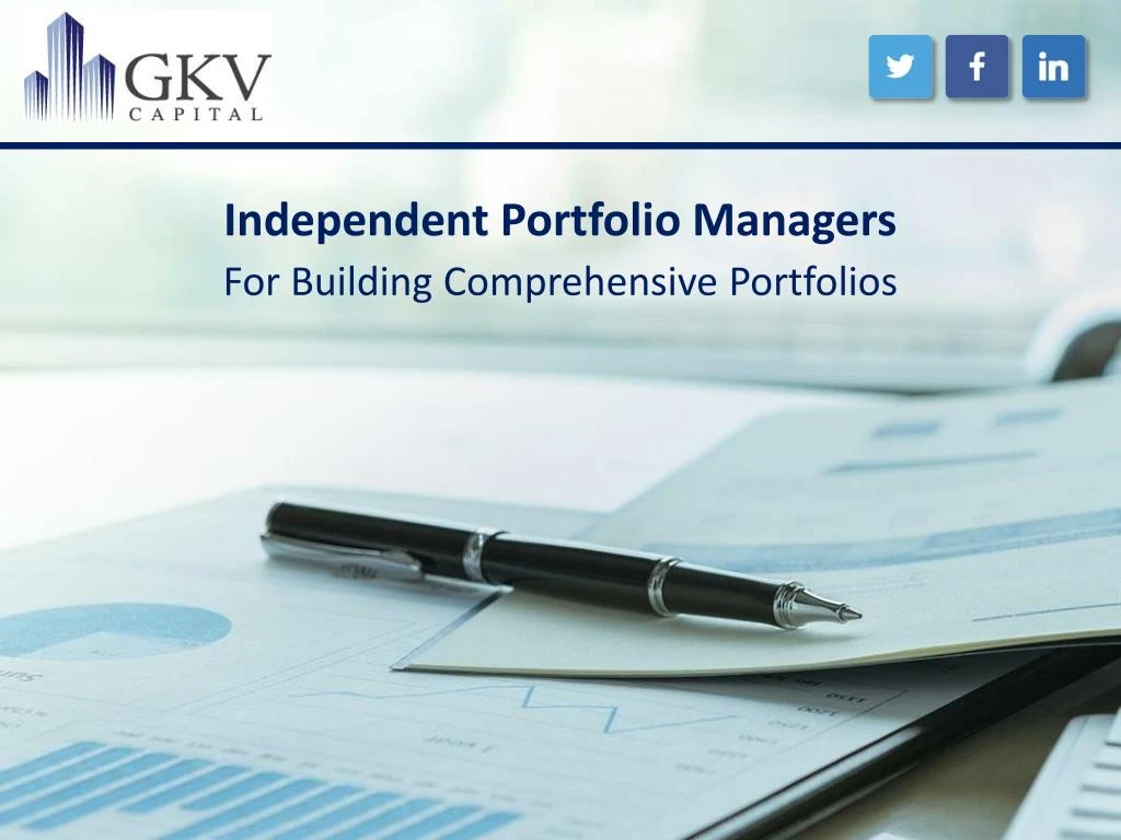 independent portfolio managers for building