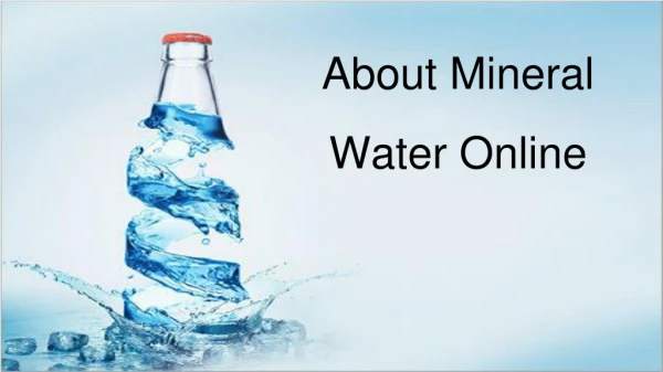 Order Water Bottled Online in Hyderabad