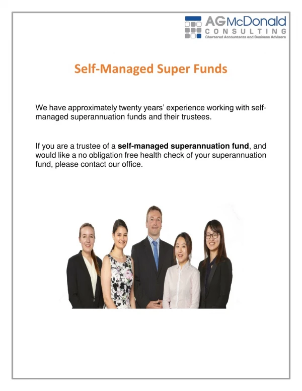 Self-Managed Super Funds