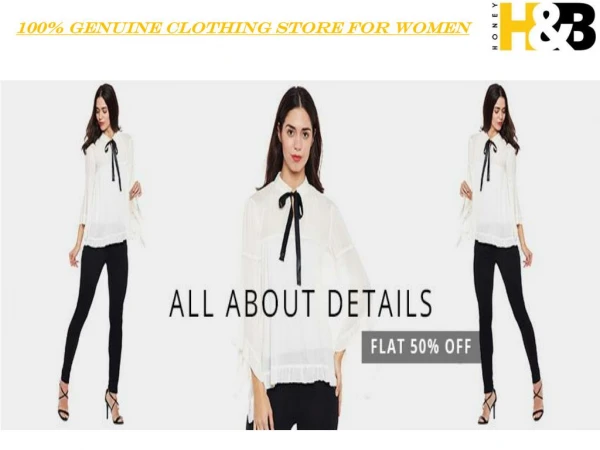100% Genuine Clothing Store for Women
