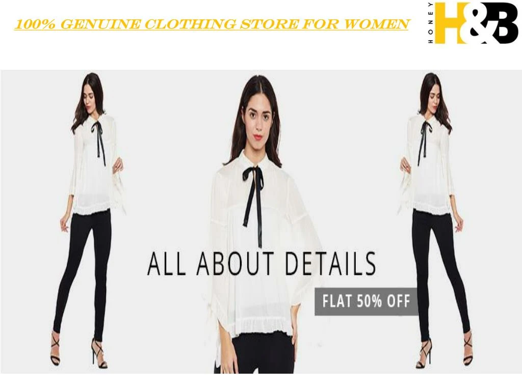 100 genuine clothing store for women