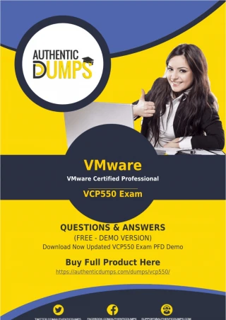 VCP550 Exam Questions - Get Real VCP550 Dumps Questions Guarantee Success