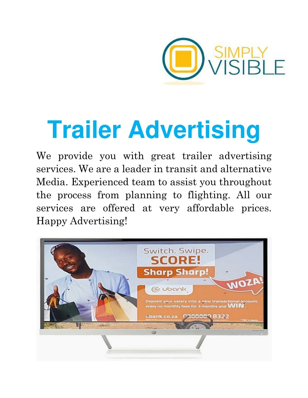 trailer advertising