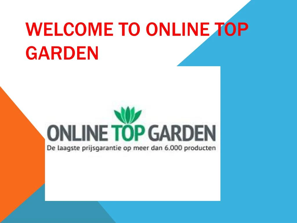welcome to online top garden