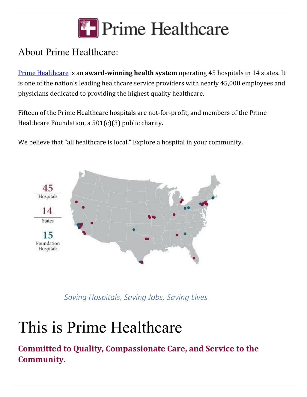 about prime healthcare