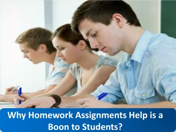 Get Homework Assignments Help for University Students