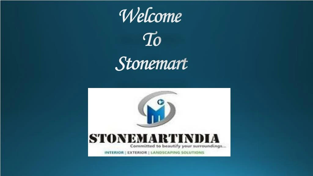welcome to stonemart
