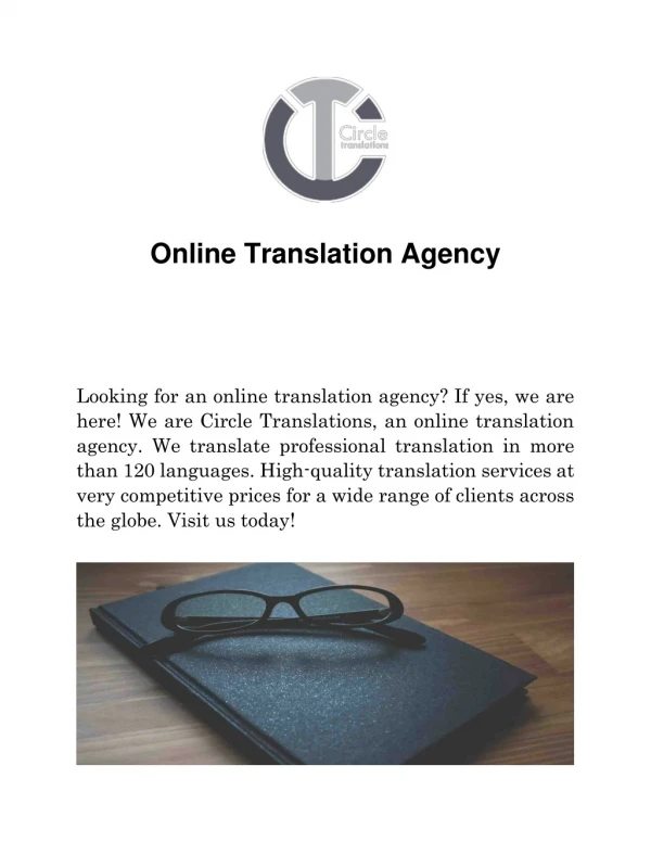 Online Translation Agency