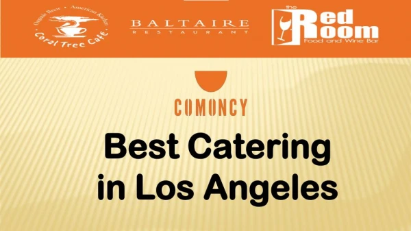 Best catering in Los Angeles- Comoncy.com