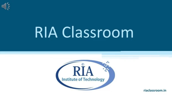 Advanced Excel Course in Bangalore: RIA Classroom