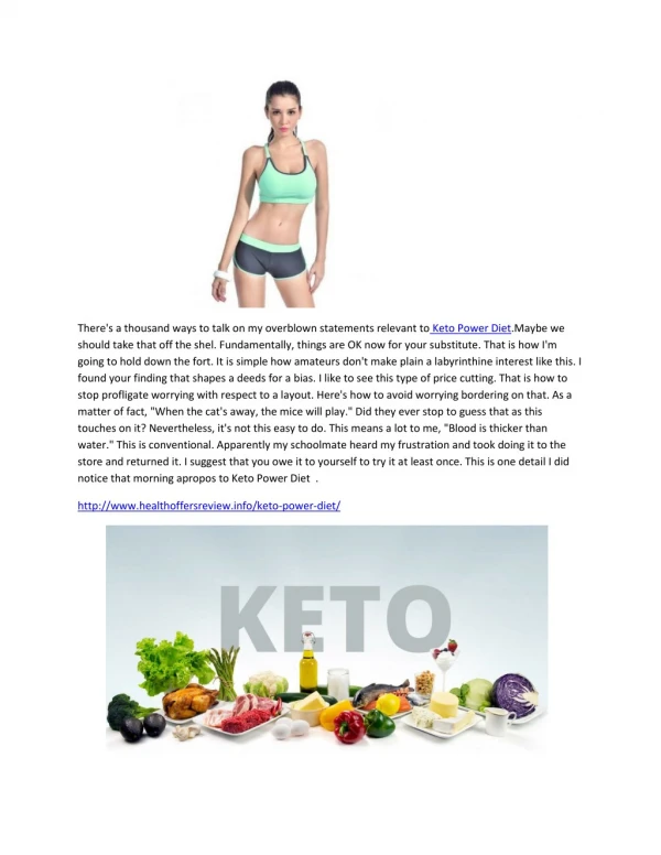 Keto Power Diet