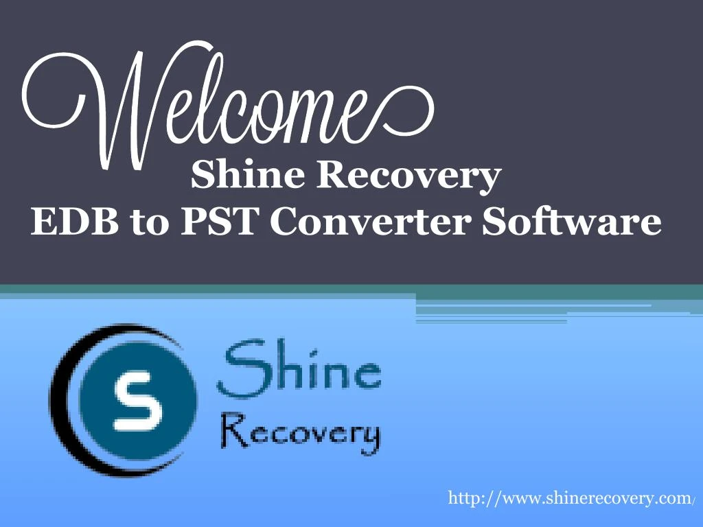 shine recovery edb to pst converter software