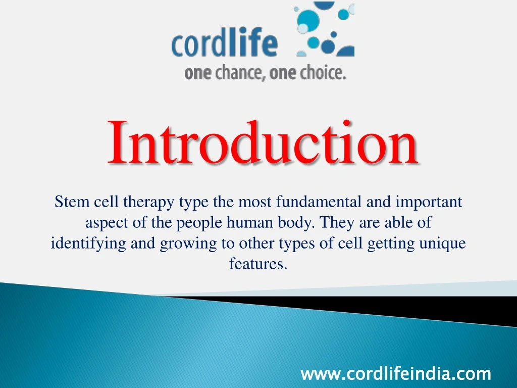 introduction stem cell therapy type the most