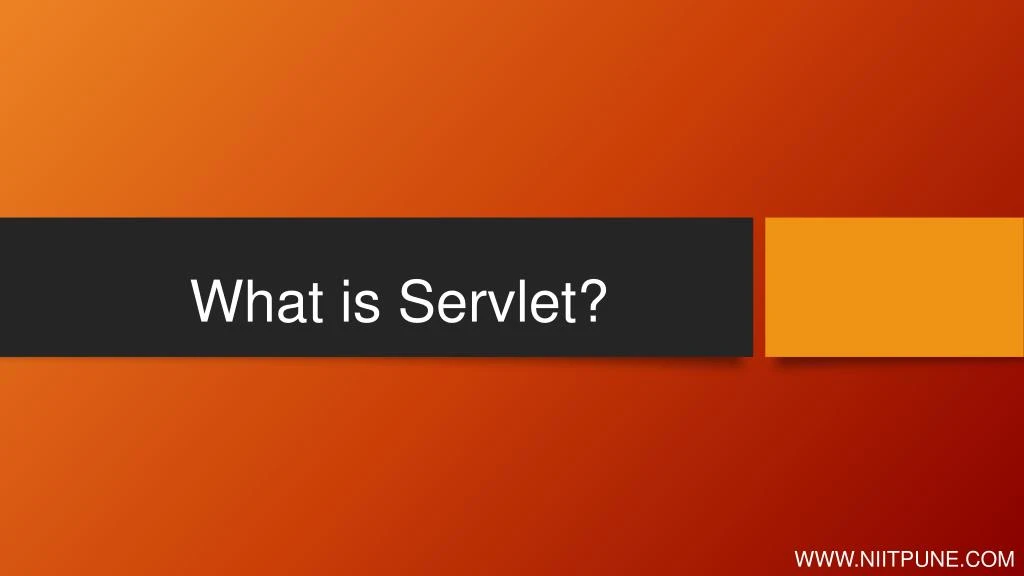 what is servlet