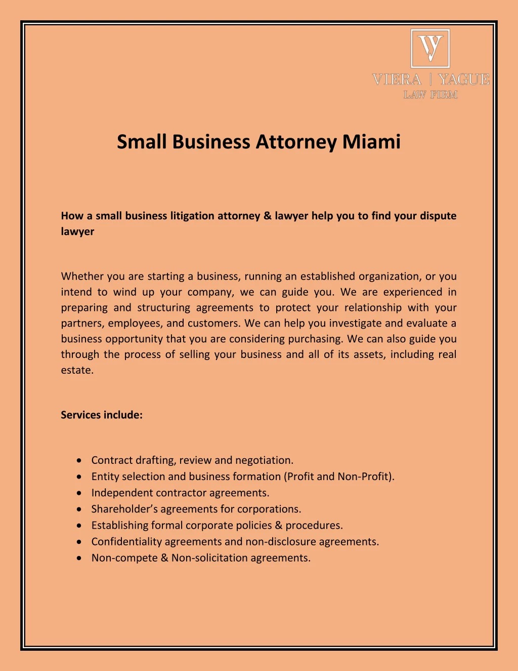 small business attorney miami