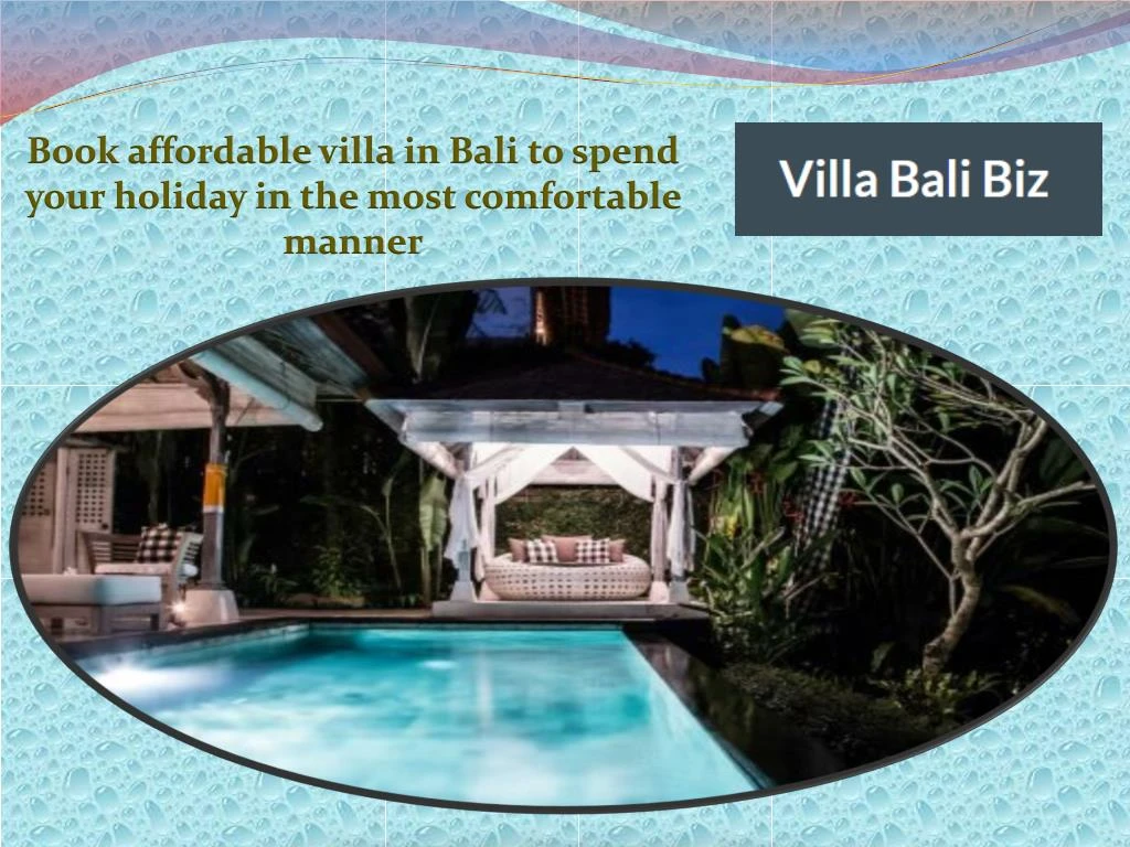 book affordable villa in bali to spend your