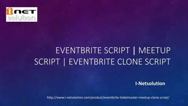 Meetup Script | Eventbrite Clone | Eventbrite Script