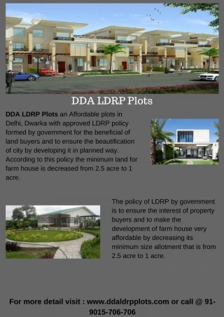 DDA LDRP Plots at affordable price