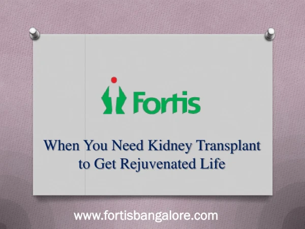 Get The Best Kidney Transplant Center