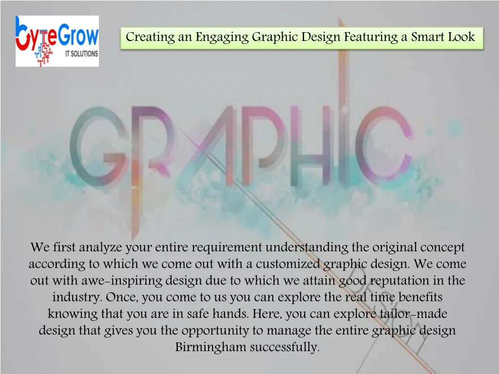 creating an engaging graphic design featuring