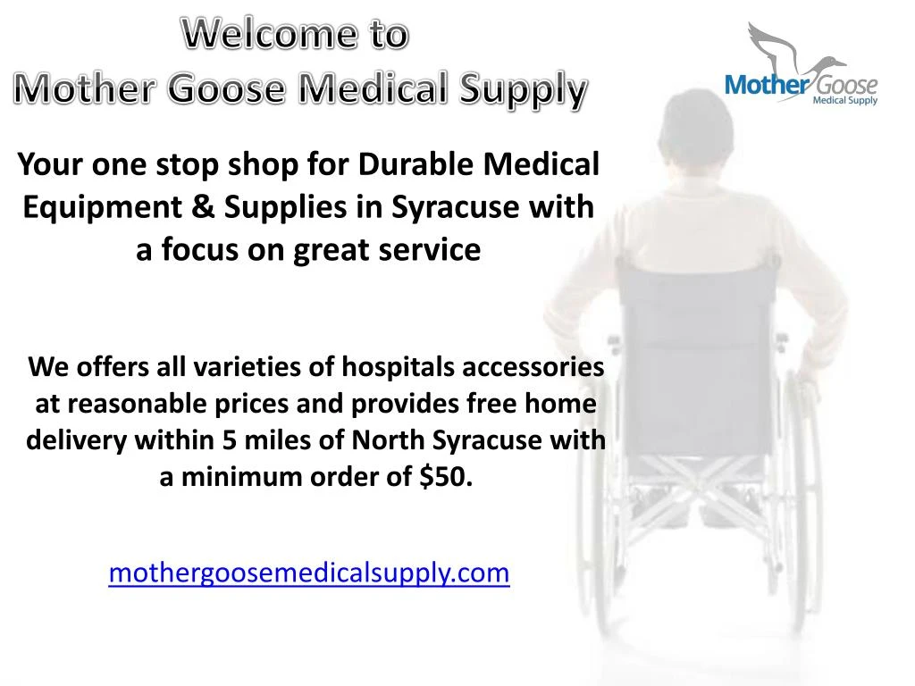 welcome to mother goose medical supply