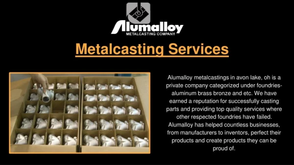 Metal Casting Design in OH | Alumalloy Metalcastings