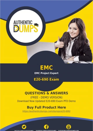 E20-690 Exam Dumps - Download Updated EMC E20-690 Exam Questions PDF 2018 - slide 1