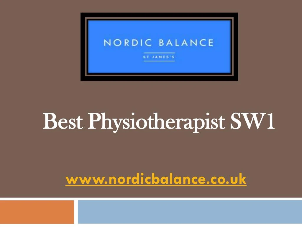 best physiotherapist sw1